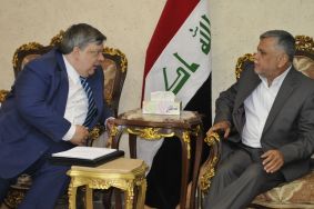 MoT, Romanian Ambassador to Iraq discuss developing transportation sector