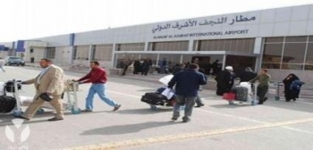 Najaf airport receives 87 flights carrying thousands of passengers 