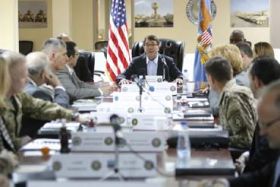 Pentagon chief convenes counter-IS meeting 