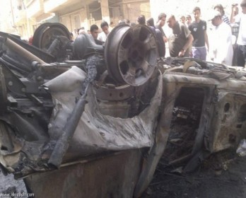  Police forces detonates car bomb in Baquba