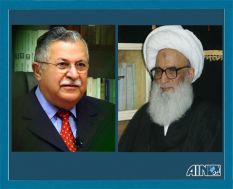 Religious Authority Najafi calls Talabani