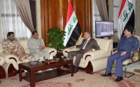 Sadrist delegation, Defense Minister discuss cooperation in fighting ISIL