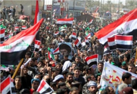 Sadrists demonstrate against Maliki in Nassiriya