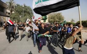  Sadrists demonstrate in Baghdad Wednesday afternoon