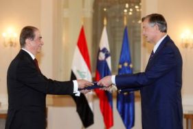  Slovenian President expresses his country desire to cooperate with Iraq