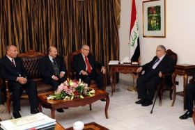 Talabani, Chadarji discuss political crisis