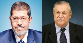  Talabani congratulates Morsi of National Day of Egypt