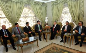 Talabani meetsKDP delegation