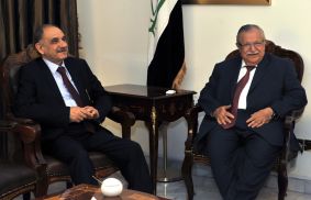  Talabani, Mutleg discuss impediments hinder political process