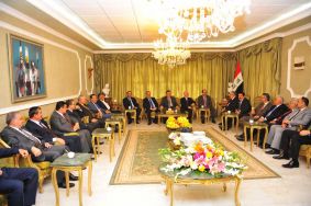 Talabani receives Maliki in Sulaimaniya