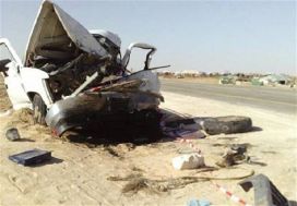 Traffic accident kills 4 on Diwaniya -Najaf road 