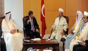  Turkish FM meets Iraqi Heads of Sunni, Shiite Endowments