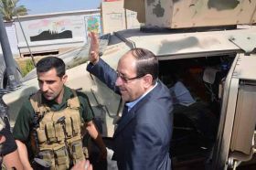 Urgent  -  Maliki arrives at Spicher Military base 