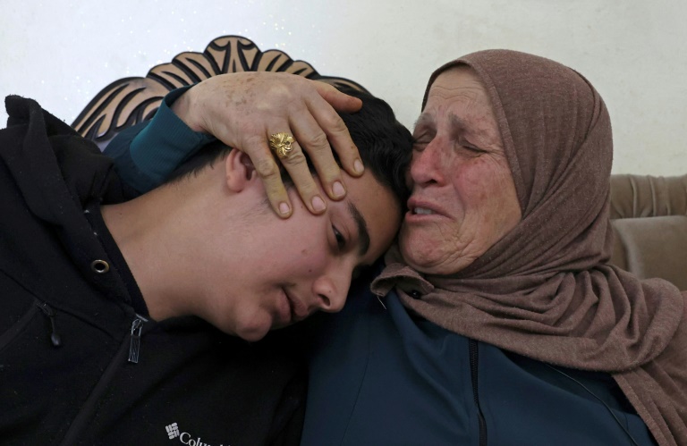  Orphaned Palestinians mourn unarmed mother shot by Israeli soldier