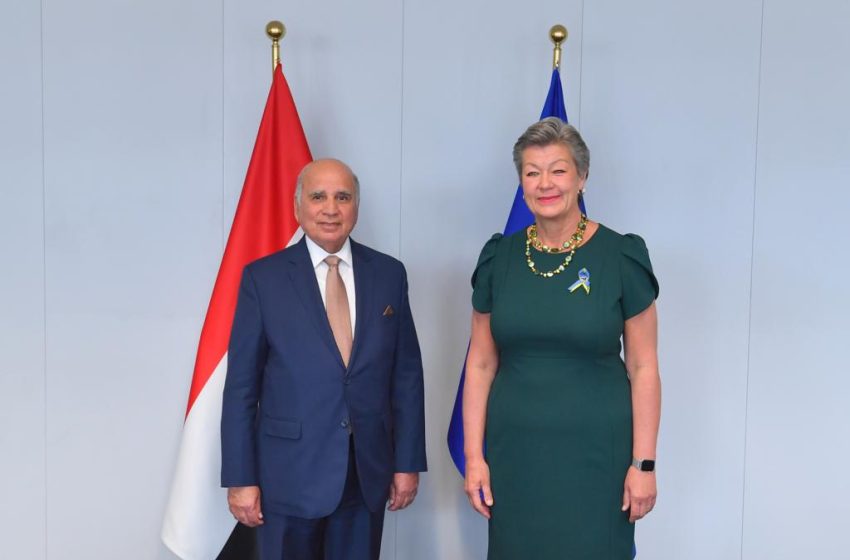  Iraq, EU discuss efforts to counter migrant smuggling networks