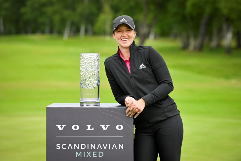  Grant makes history as first female winner on European men’s tour