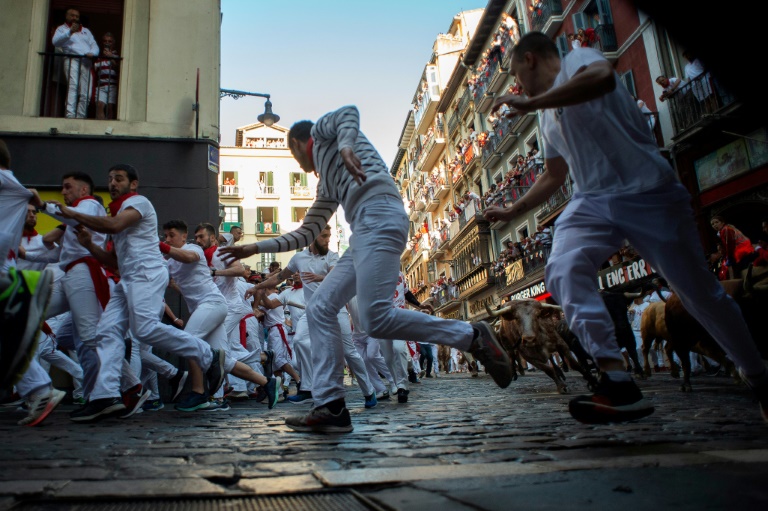  Five in hospital as Spain’s Pamplona bull run returns