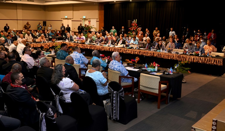  Pacific leaders struggle to keep focus on climate at key summit