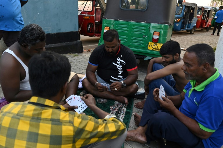  Sri Lankans queue at pumps for days with no promise of petrol