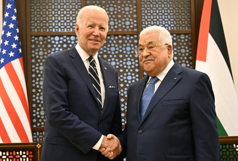  Palestinians reject Biden trip