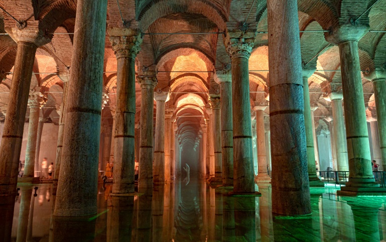  Mystical water underworld of past empires reopens in Istanbul