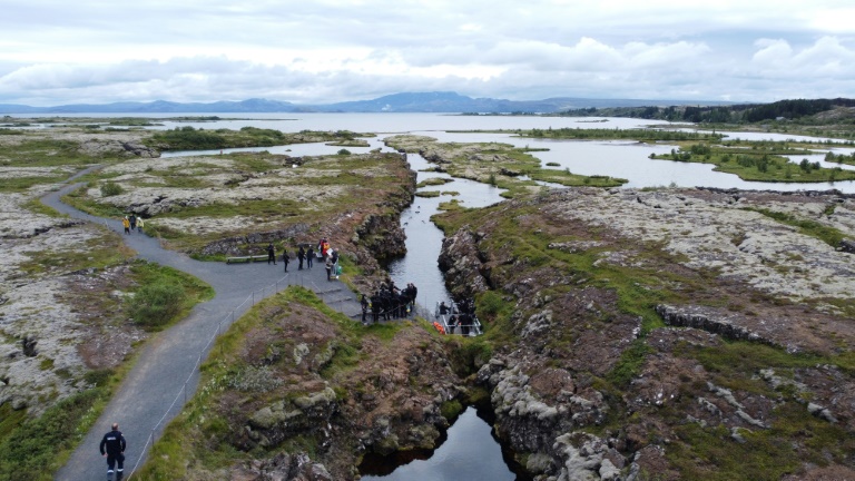  ‘Incredible’ icy dip between two continents in Iceland