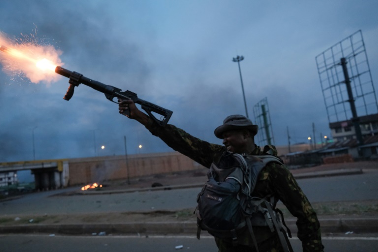  Violent protests erupt in parts of Kenya over vote