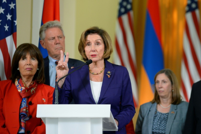  Pelosi condemns ‘illegal’ Azerbaijan attack on Armenia