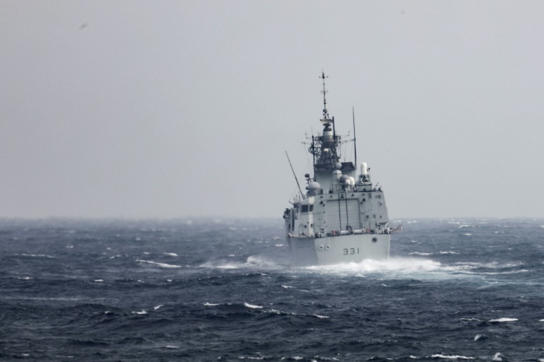  US and Canadian warships sail through Taiwan Strait