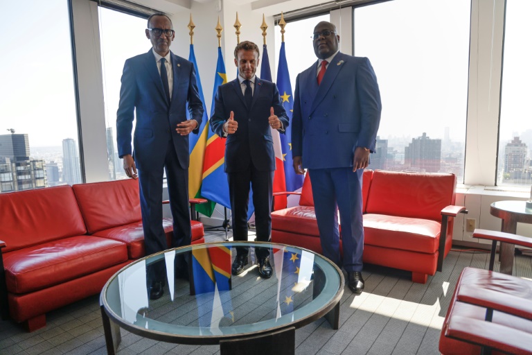  French leader sees progress between Rwanda, DR Congo