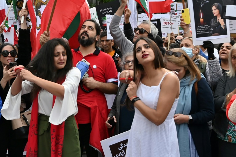  Thousands march in Canada in solidarity with Iran protests