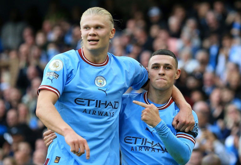  Haaland, Foden hat-tricks help Man City thrash Man Utd 6-3