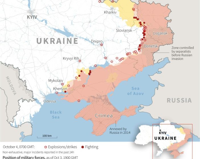  Russian forces under pressure in south Ukraine