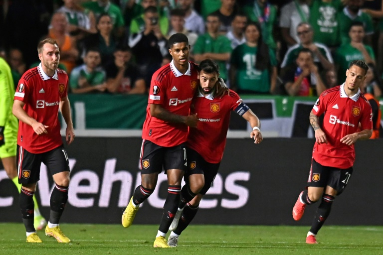  Rashford rescues Man Utd in Cyprus as Arsenal cruise in Europa League