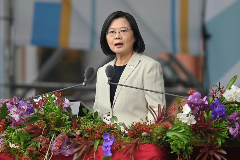  Taiwan leader vows ‘no compromise’ on freedom, democracy