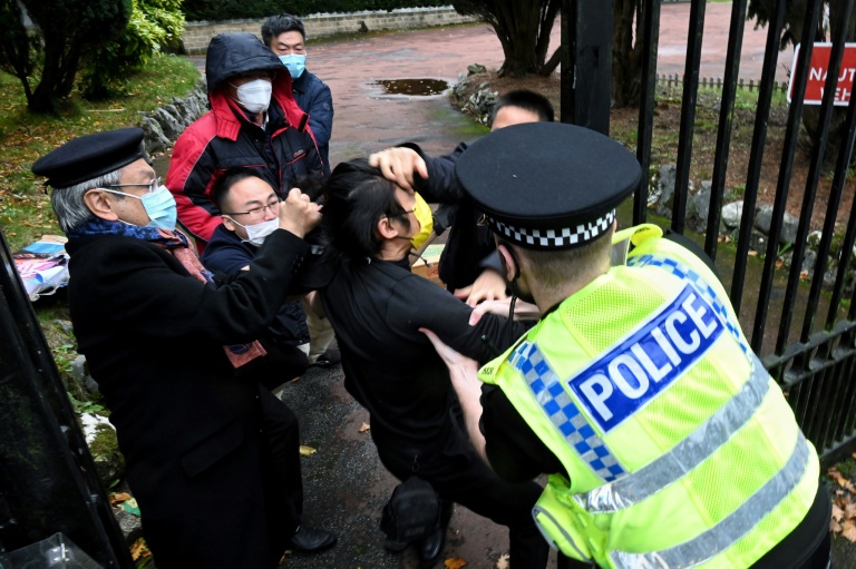  China blames ‘troublemakers’ after consulate protest assault in UK