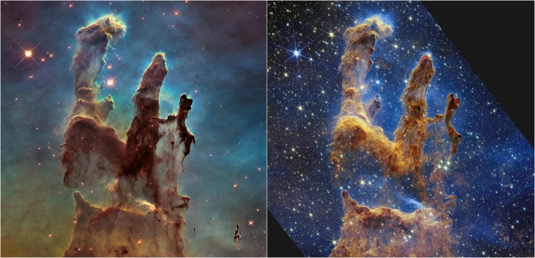  Iconic ‘Pillars of Creation’ captured in new Webb image