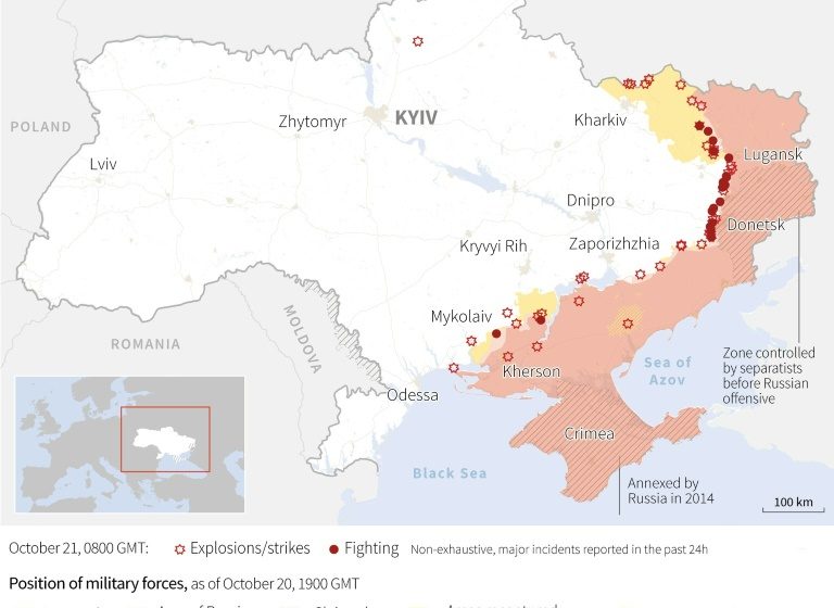  Russia says ‘fortress’ Kherson readying for Ukraine attack