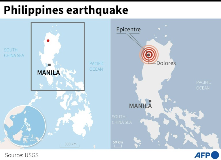  Strong 6.4-magnitude quake rocks northern Philippines: USGS