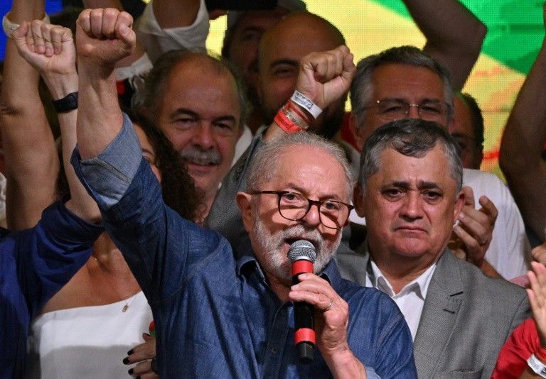  Congratulations pour in for Brazil president-elect Lula