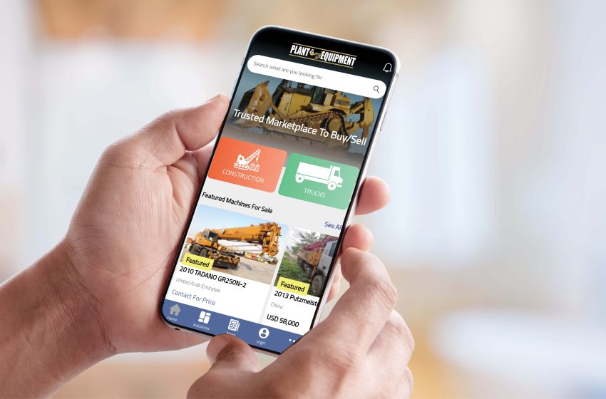  P&E launches mobile app for heavy machinery buyers