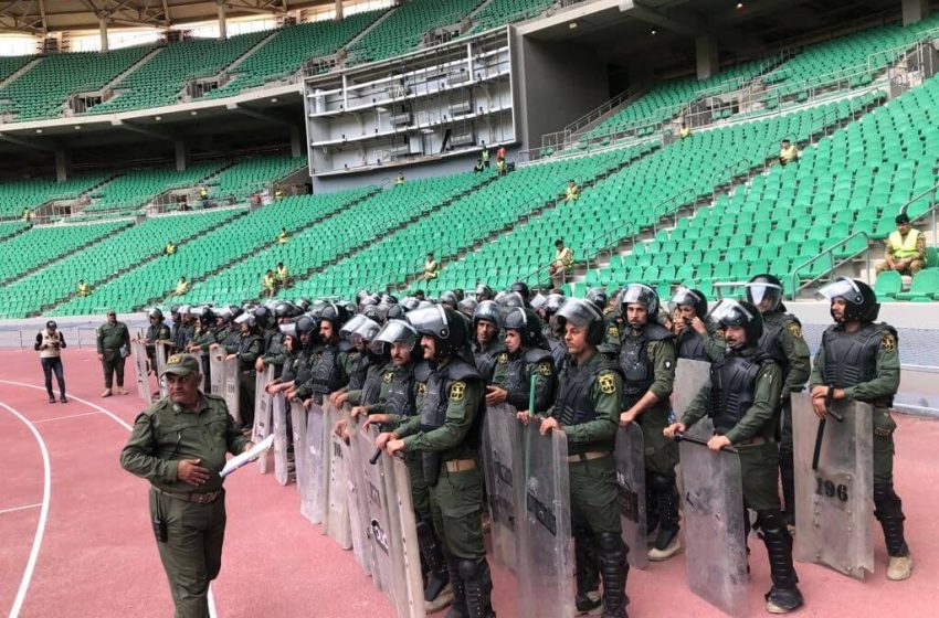  Basra Police, EUAM Iraq visit Basra International Stadium