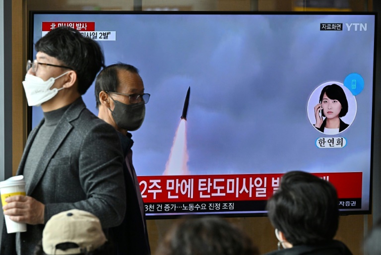  North Korea fires three ballistic missiles, Seoul says