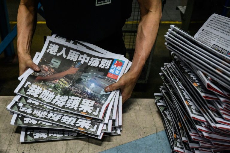  Six staffers from Hong Kong’s Apple Daily plead guilty to foreign collusion