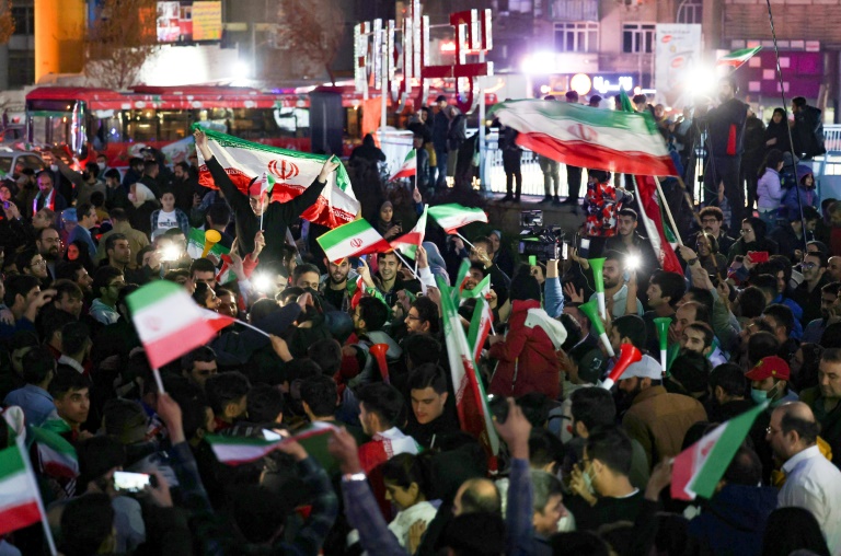  Iranians celebrate World Cup slaying of Welsh Dragons