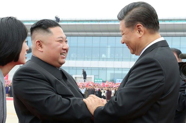  Xi tells Kim China willing to work with N.Korea for ‘world peace’: KCNA