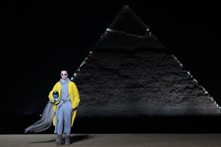  Egypt dusts off pyramids for fashion, pop and art shows