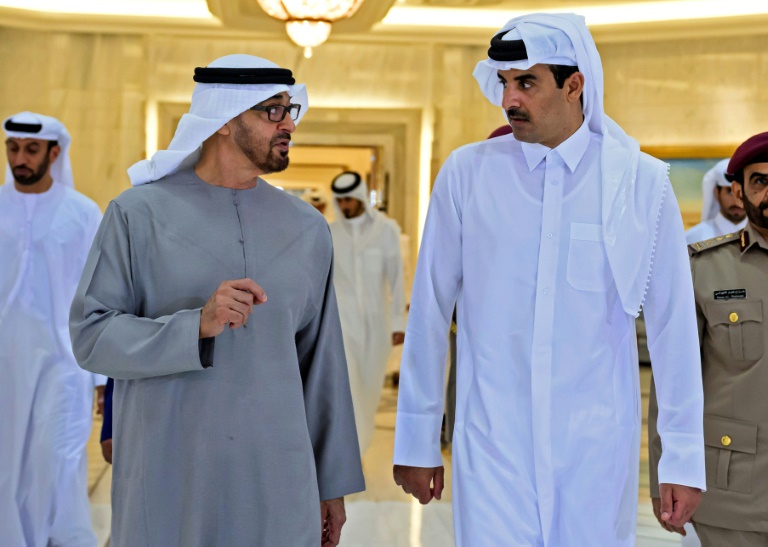  UAE leader visits Qatar for first time since blockade