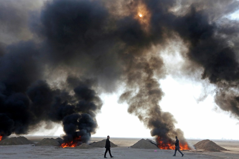  Iraq burns six tons of cannabis, cocaine