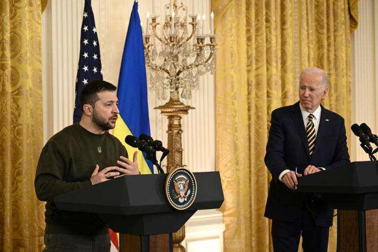  Zelenksy, Biden show unity, but war fatigue a threat